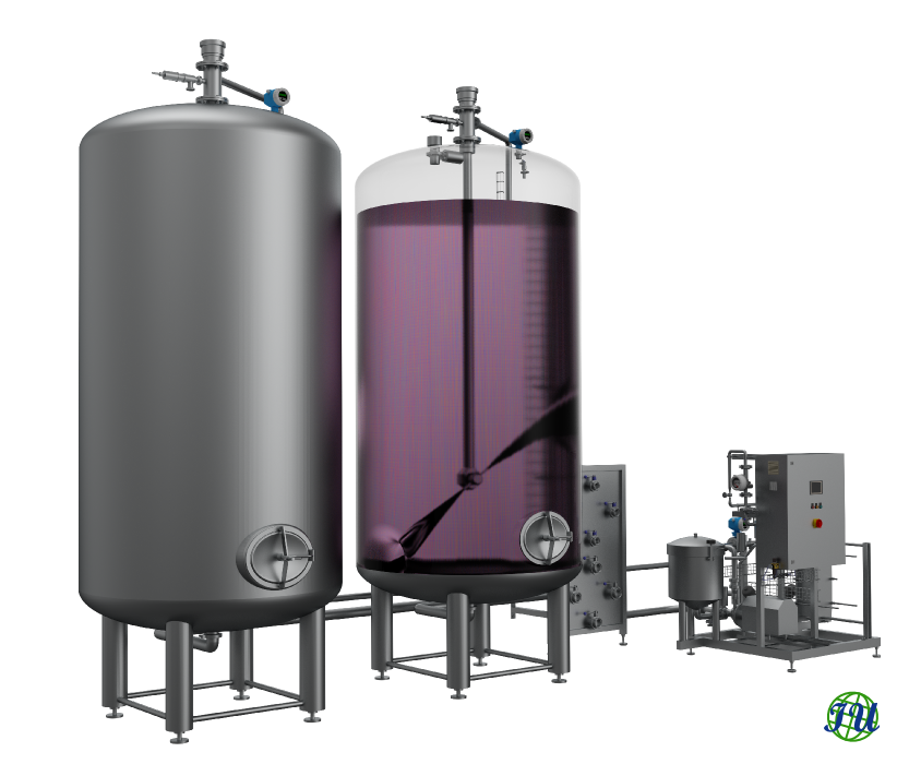 BeverageWizard: Herstellung von Mischgetränken im Chargenverfahren / Wasserentgasung BeverageWizard: Herstellung von Mischgetränken im Chargenverfahren / Wasserentgasung