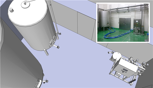 BeverageWizard®: Getränkeausmischanlage mit vorhandenen Tanks. BeverageWizard®: Getränkeausmischanlage mit vorhandenen Tanks.