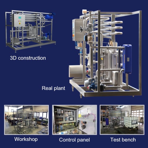 Pasteuriser ValueFlash - our semi-automatic flash pasteuriser. ValueFlash